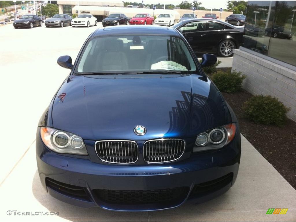 2011 1 Series 135i Coupe - Deep Sea Blue Metallic / Black photo #2