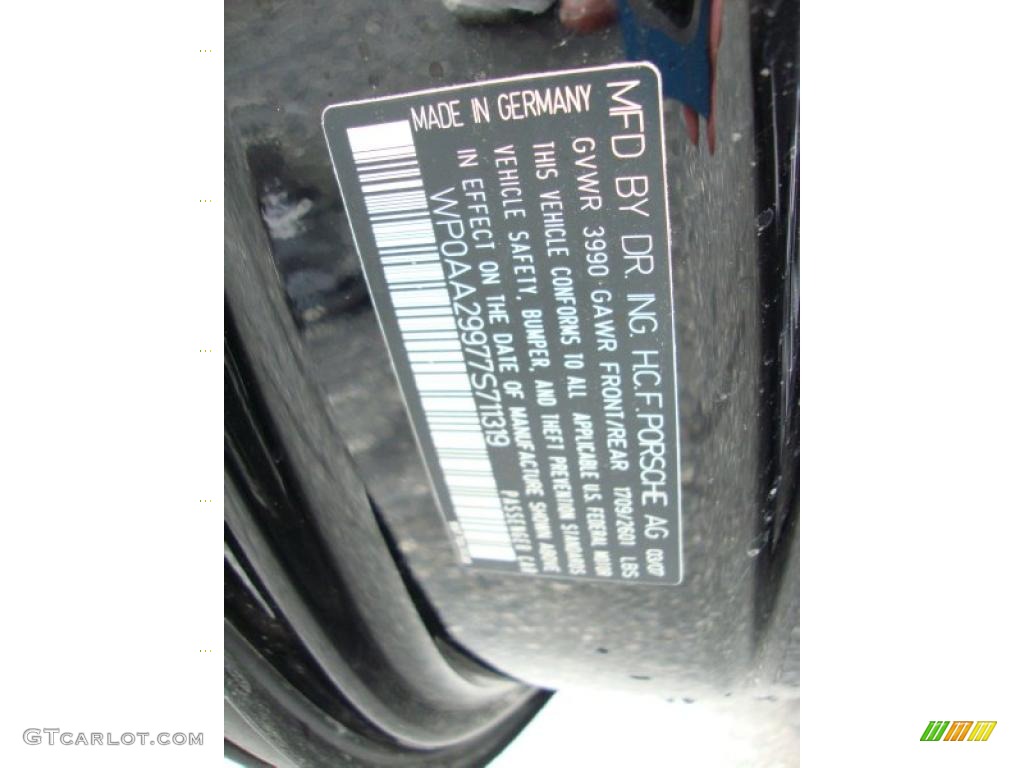2007 911 Carrera Coupe - Black / Black photo #35
