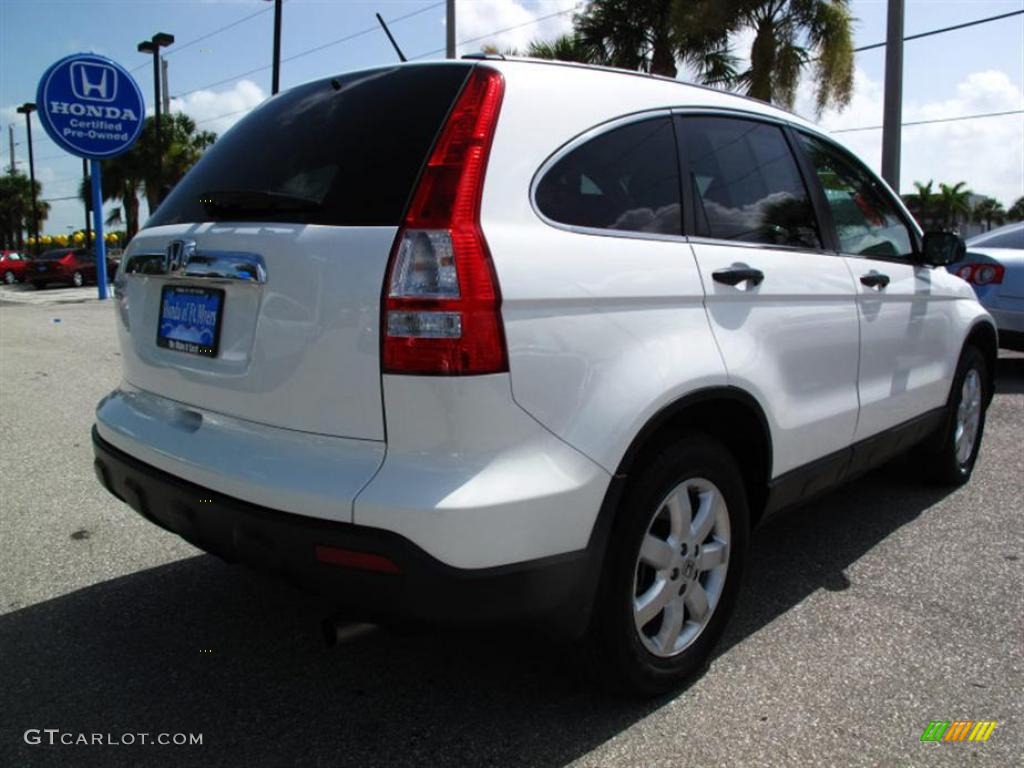 2009 CR-V EX - Taffeta White / Gray photo #3