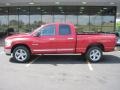 2008 Inferno Red Crystal Pearl Dodge Ram 1500 Lone Star Edition Quad Cab  photo #4