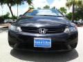 2007 Nighthawk Black Pearl Honda Civic LX Coupe  photo #7