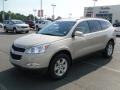 2010 Gold Mist Metallic Chevrolet Traverse LT  photo #1