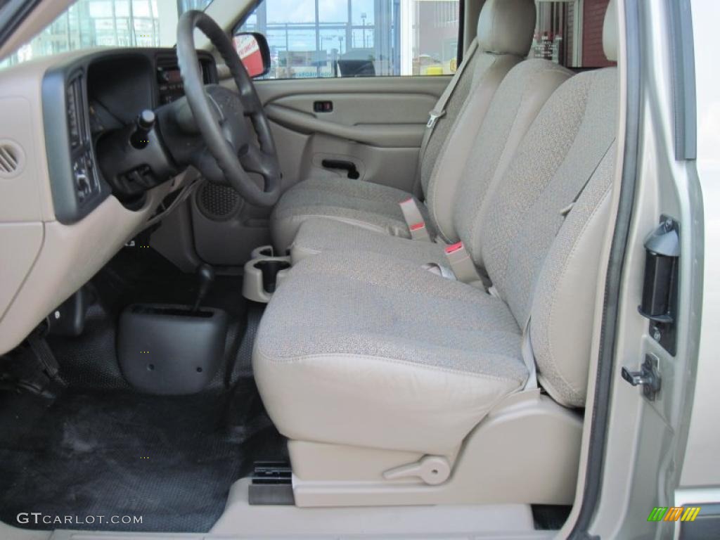 2003 Silverado 1500 LS Extended Cab 4x4 - Light Pewter Metallic / Tan photo #8