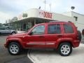 2005 Inferno Red Crystal Pearl Jeep Liberty Limited 4x4  photo #1