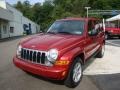 2005 Inferno Red Crystal Pearl Jeep Liberty Limited 4x4  photo #8