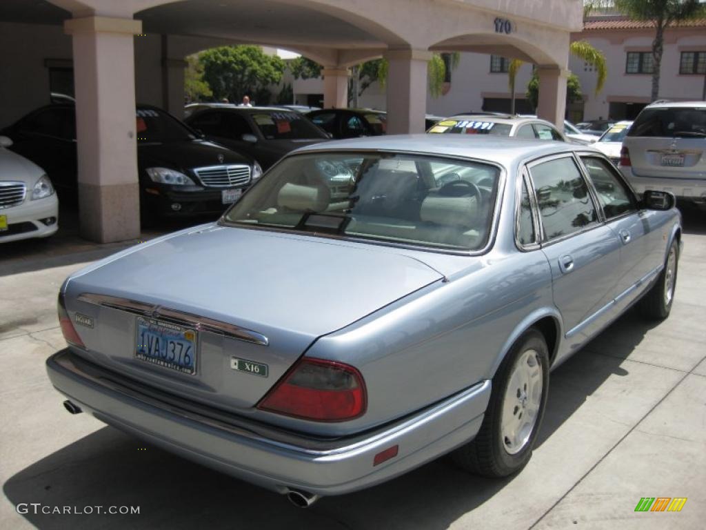 1997 XJ XJ6 - Ice Blue Metallic / Oatmeal photo #3