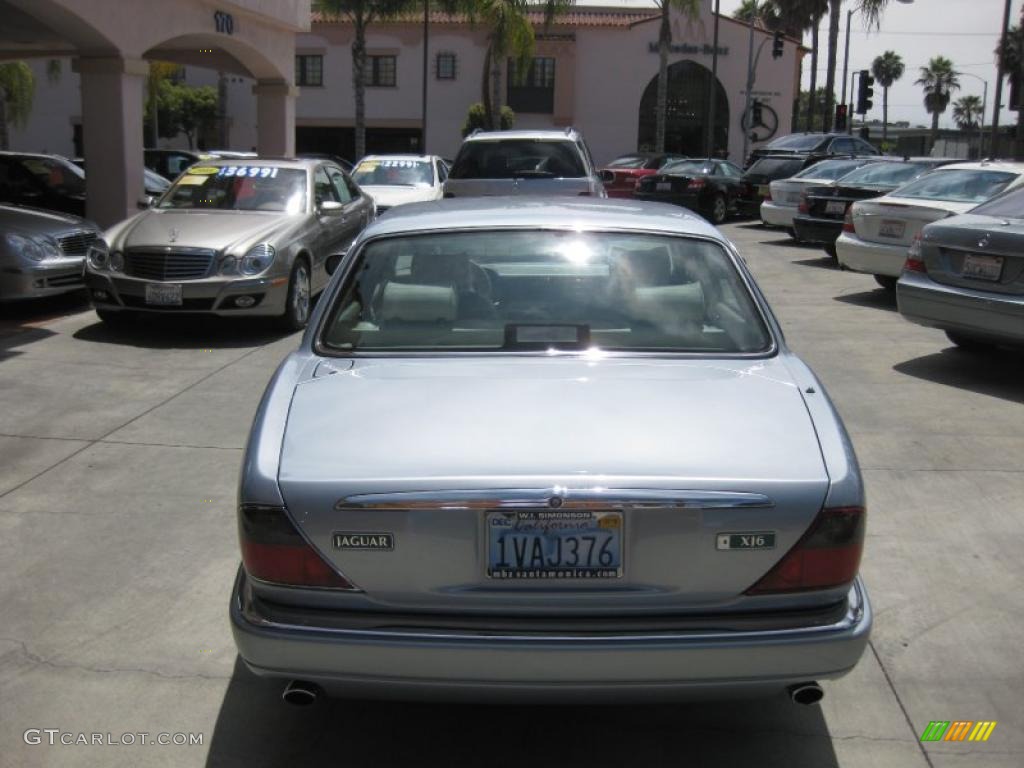 1997 XJ XJ6 - Ice Blue Metallic / Oatmeal photo #4