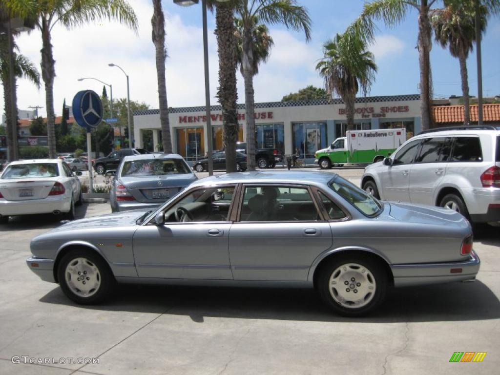 1997 XJ XJ6 - Ice Blue Metallic / Oatmeal photo #6