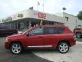 2008 Inferno Red Crystal Pearl Jeep Compass Limited 4x4  photo #1