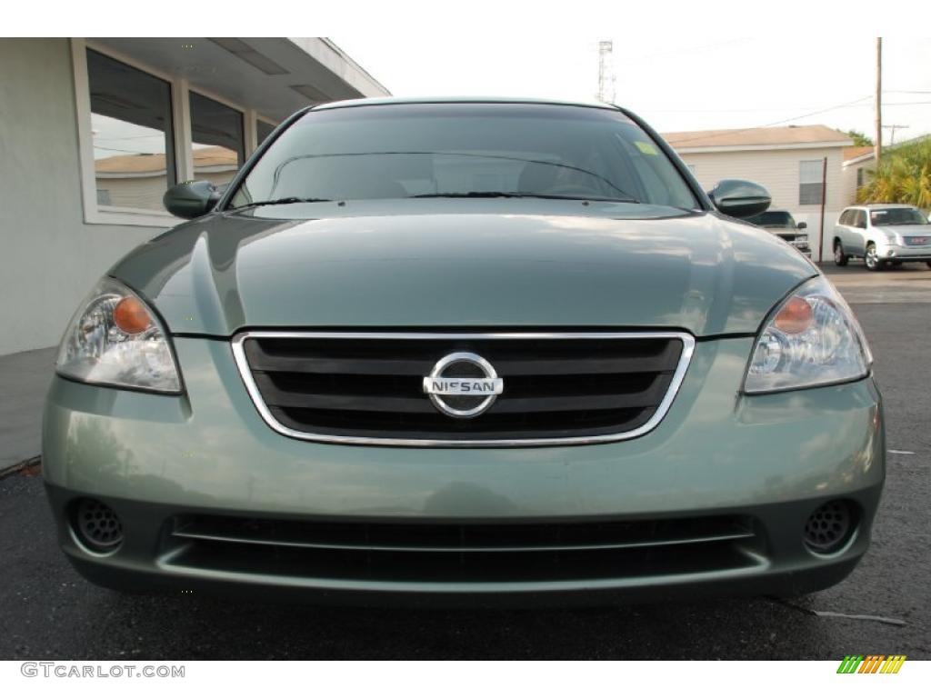 2002 Altima 2.5 S - Mystic Emerald Metallic / Blond Beige photo #6