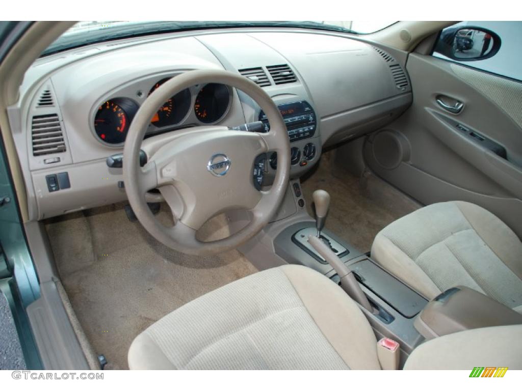 2002 Altima 2.5 S - Mystic Emerald Metallic / Blond Beige photo #12