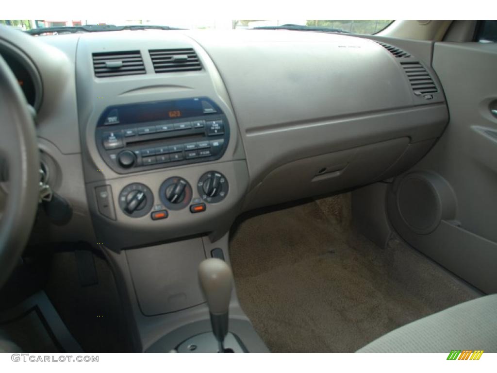 2002 Altima 2.5 S - Mystic Emerald Metallic / Blond Beige photo #14