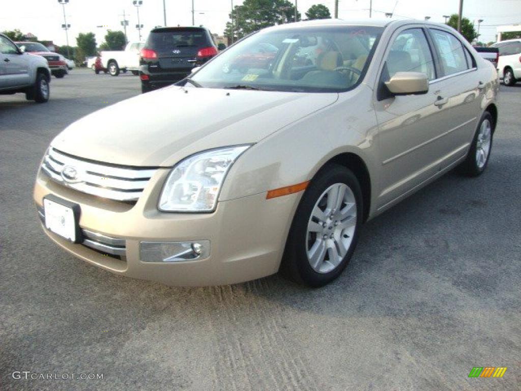 2008 Fusion SEL V6 - Dune Pearl Metallic / Camel photo #1