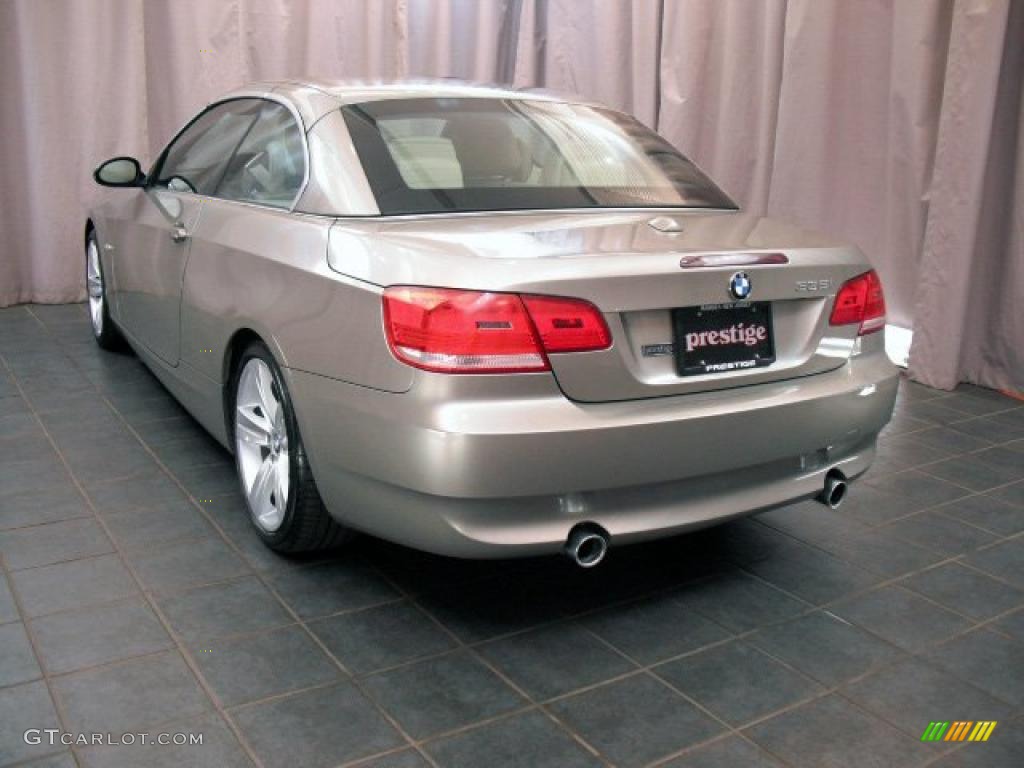 2007 3 Series 335i Convertible - Platinum Bronze Metallic / Cream Beige photo #4