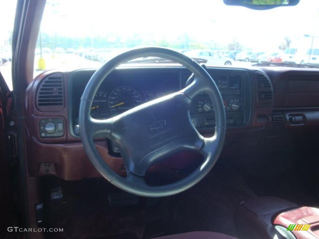 1997 Tahoe LS 4x4 - Dark Cherry Metallic / Red photo #10