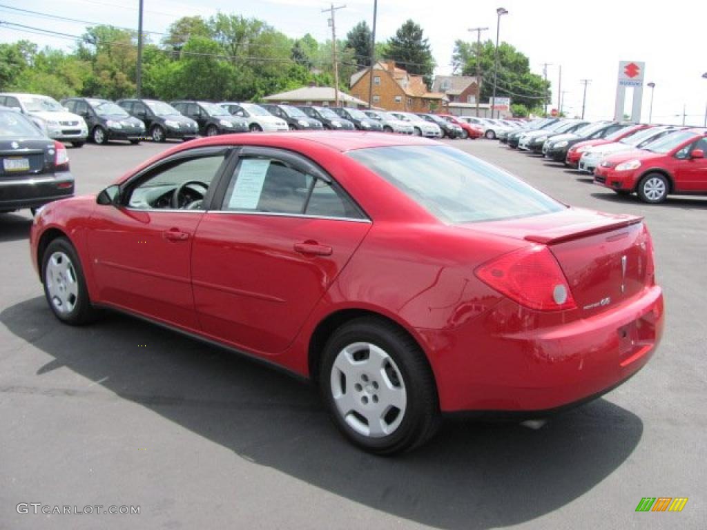 2006 G6 Sedan - Crimson Red / Ebony photo #7