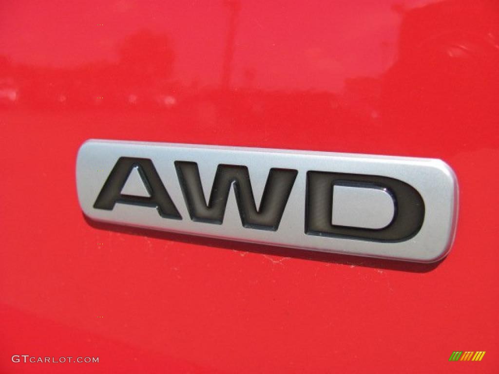 2008 SX4 Crossover AWD - Vivid Red / Black photo #4