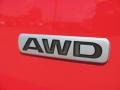 2008 Vivid Red Suzuki SX4 Crossover AWD  photo #4