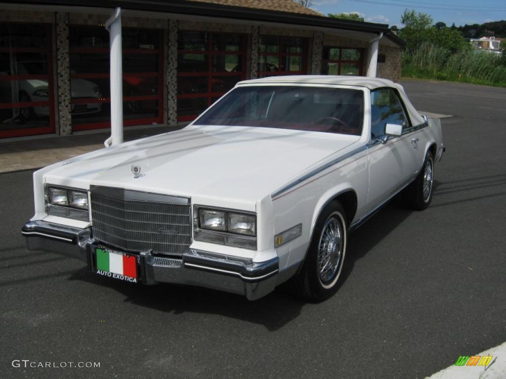 1985 White Cadillac Eldorado Biarritz Convertible 33439498