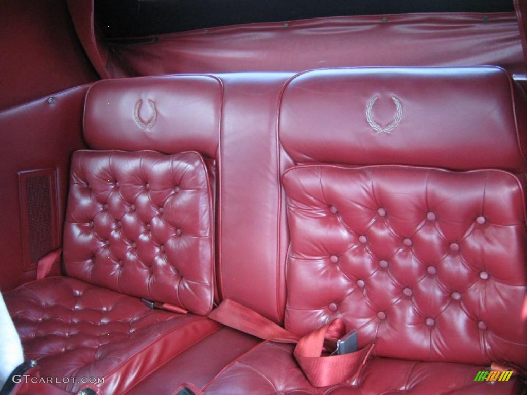 1985 Eldorado Biarritz Convertible - White / Carmine Red photo #6