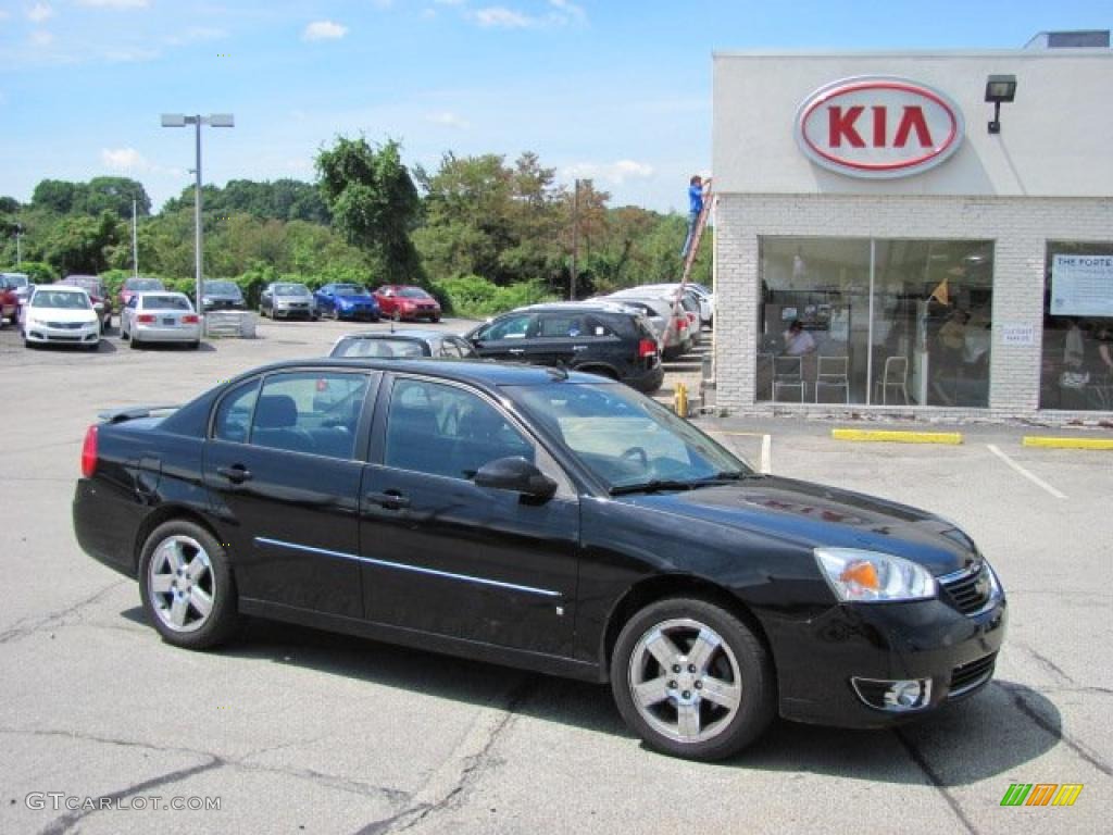 Black Chevrolet Malibu