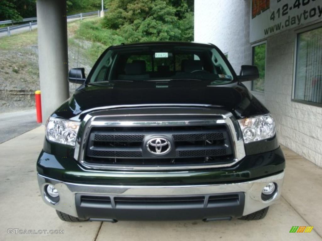 2010 Tundra TRD Double Cab 4x4 - Spruce Green Mica / Graphite Gray photo #6