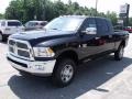 2010 Brilliant Black Crystal Pearl Dodge Ram 2500 Laramie Mega Cab 4x4  photo #4