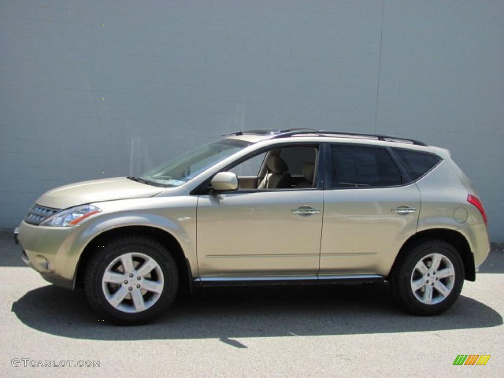 2007 Murano SL AWD - Chardonnay Metallic / Cafe Latte photo #2