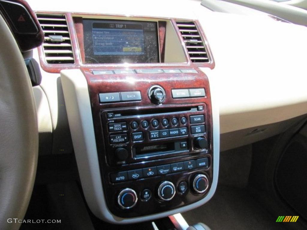 2007 Murano SL AWD - Chardonnay Metallic / Cafe Latte photo #12