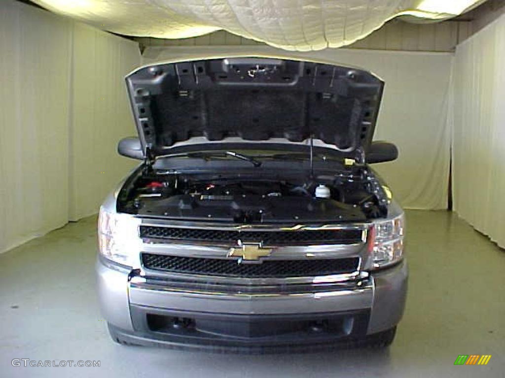 2007 Silverado 1500 LT Extended Cab - Graystone Metallic / Ebony Black photo #3