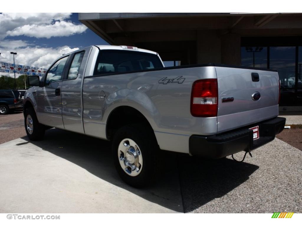 2006 F150 XL SuperCab 4x4 - Silver Metallic / Medium/Dark Flint photo #6