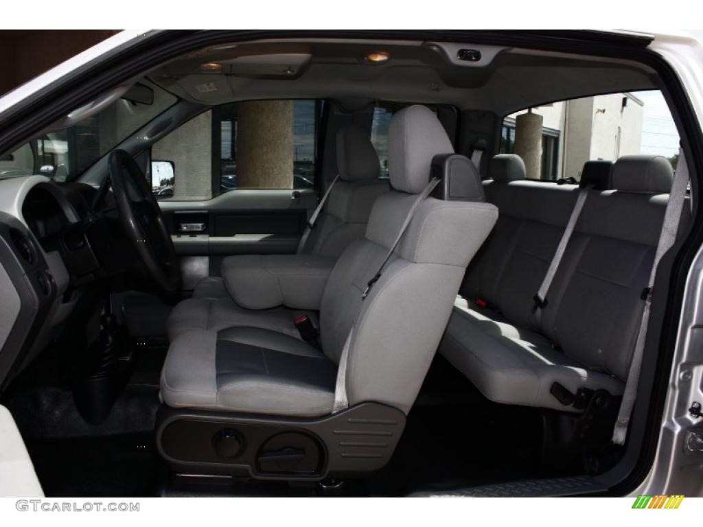 2006 F150 XL SuperCab 4x4 - Silver Metallic / Medium/Dark Flint photo #7