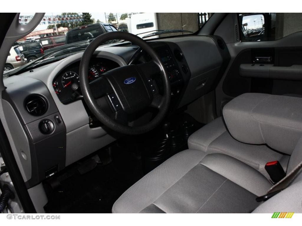 2006 F150 XL SuperCab 4x4 - Silver Metallic / Medium/Dark Flint photo #8