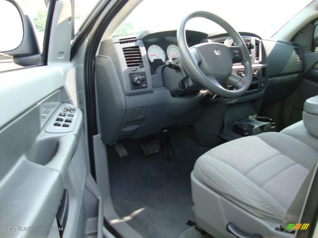 2007 Ram 1500 Sport Quad Cab 4x4 - Bright Silver Metallic / Medium Slate Gray photo #9