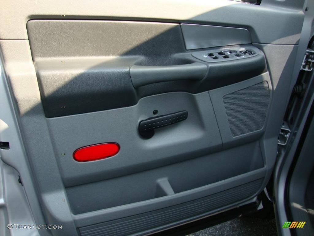 2007 Ram 1500 Sport Quad Cab 4x4 - Bright Silver Metallic / Medium Slate Gray photo #10
