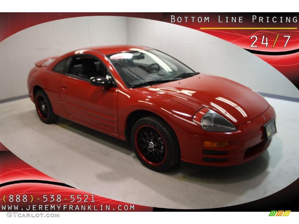 2001 Eclipse RS Coupe - Saronno Red / Beige photo #1