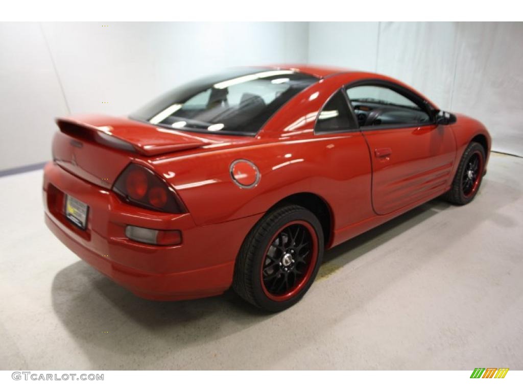 2001 Eclipse RS Coupe - Saronno Red / Beige photo #6