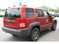 2010 Inferno Red Crystal Pearl Jeep Liberty Renegade 4x4  photo #2