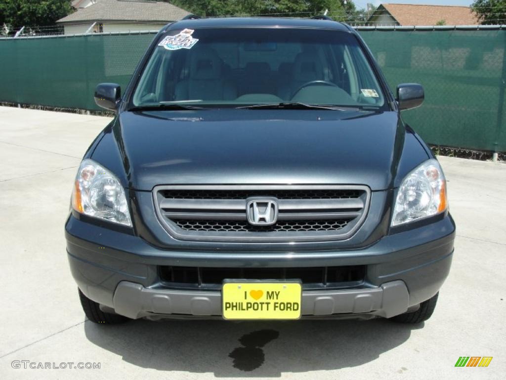 2005 Pilot EX-L 4WD - Sage Brush Pearl / Gray photo #8