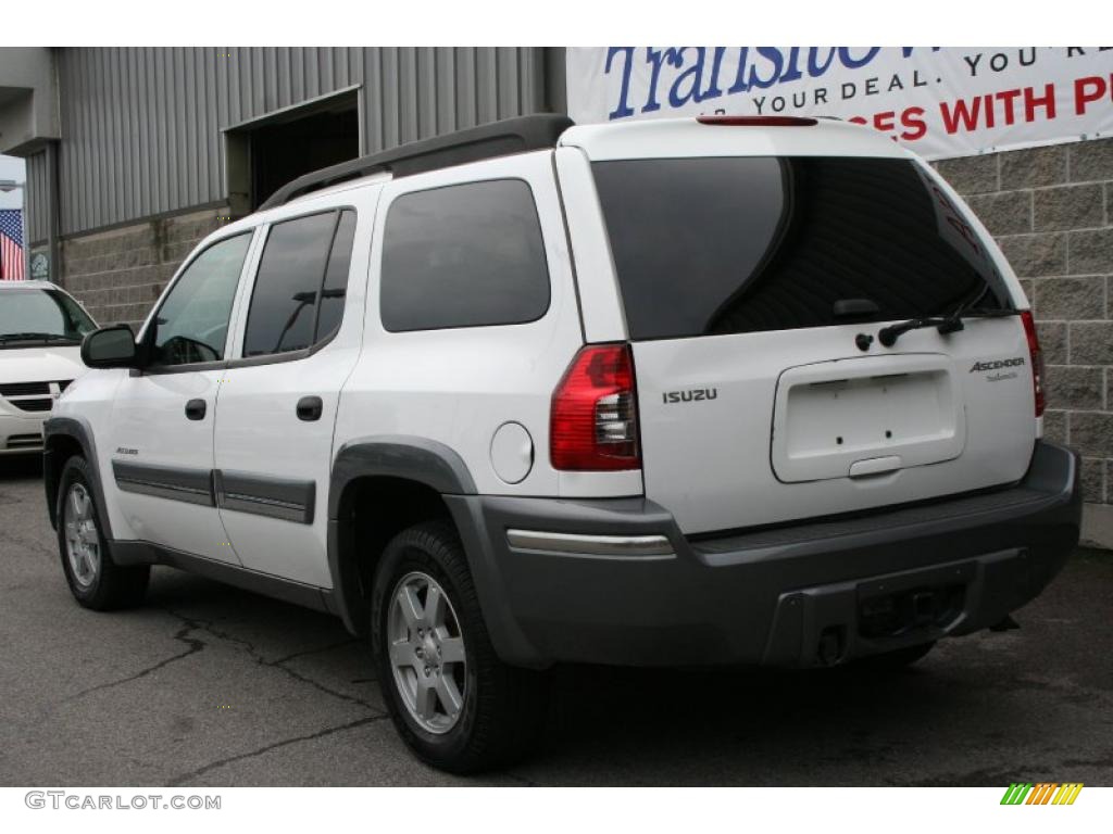 2006 Ascender S 4x4 - Arctic White / Dark Gray/Light Gray photo #17