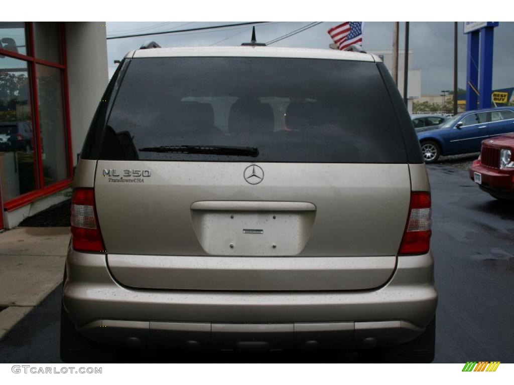 2003 ML 350 4Matic - Desert Silver Metallic / Java photo #14