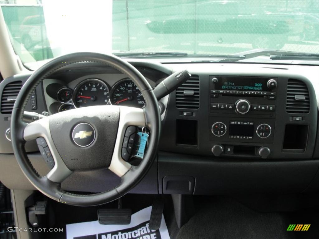 2008 Silverado 1500 LT Crew Cab - Blue Granite Metallic / Ebony photo #33