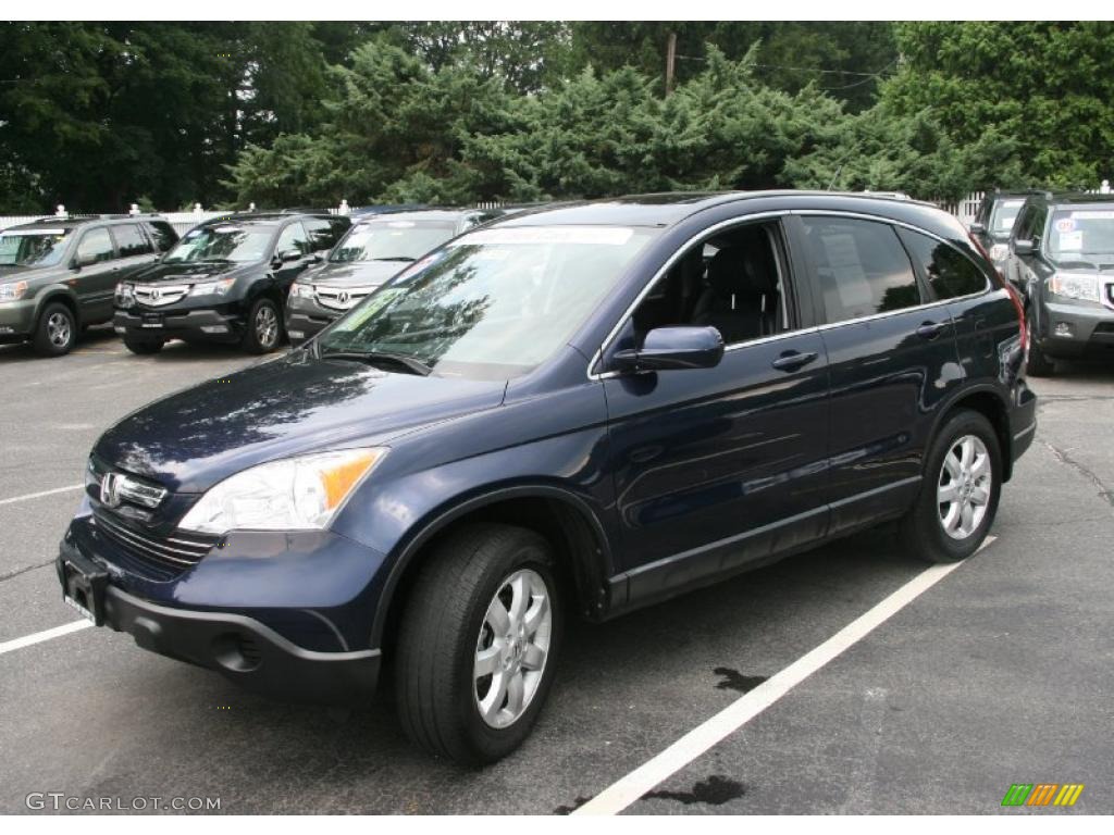 2007 CR-V EX-L 4WD - Royal Blue Pearl / Black photo #1