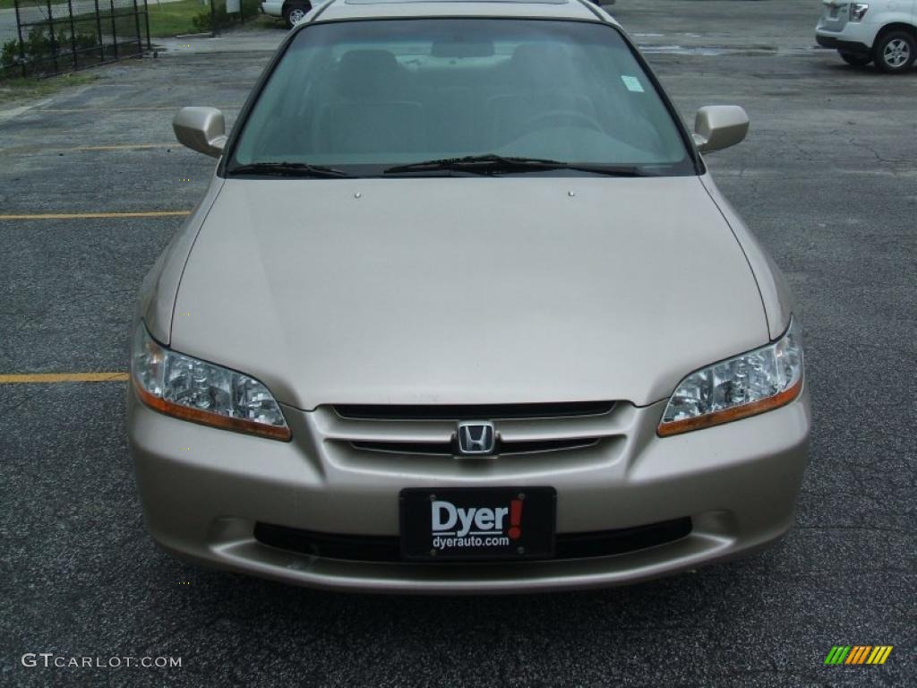 2000 Accord EX V6 Sedan - Naples Gold Metallic / Ivory photo #2