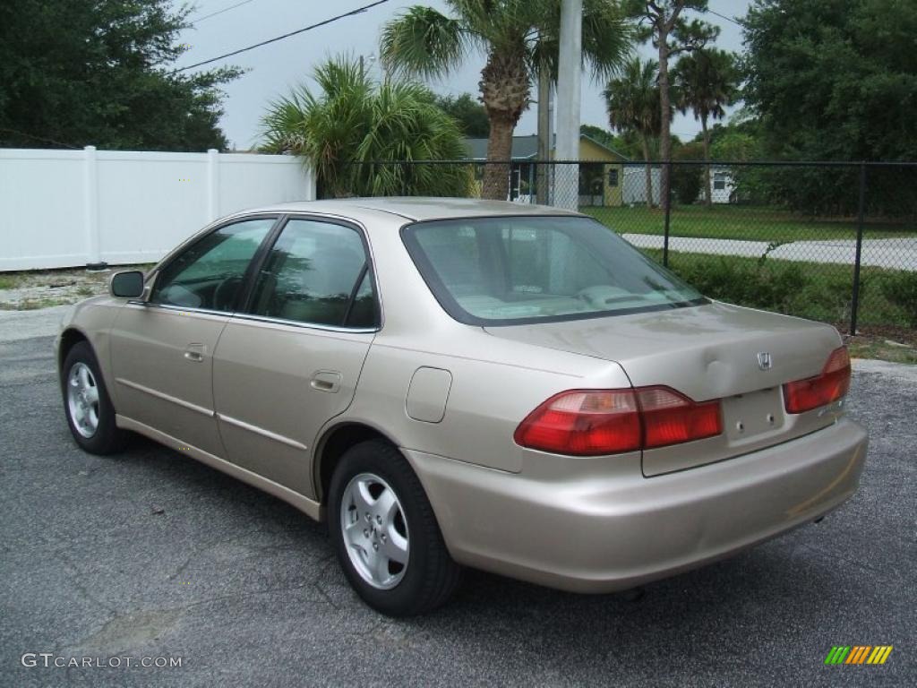 2000 Accord EX V6 Sedan - Naples Gold Metallic / Ivory photo #4