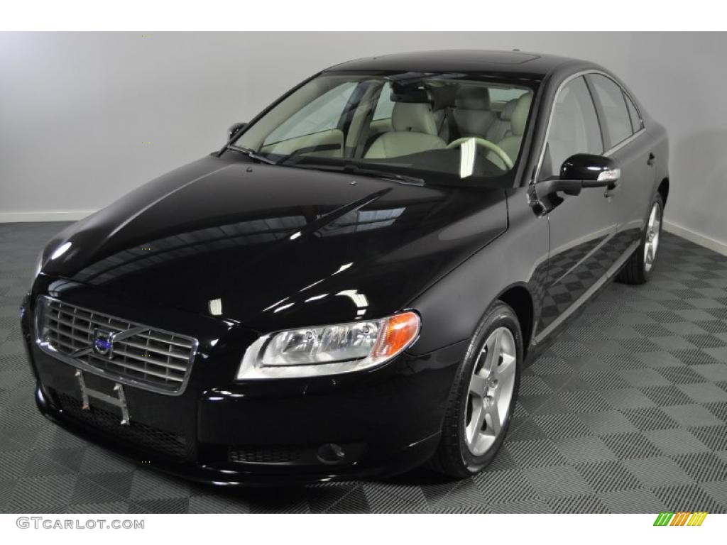 2008 S80 T6 AWD - Black / Sandstone Beige photo #1