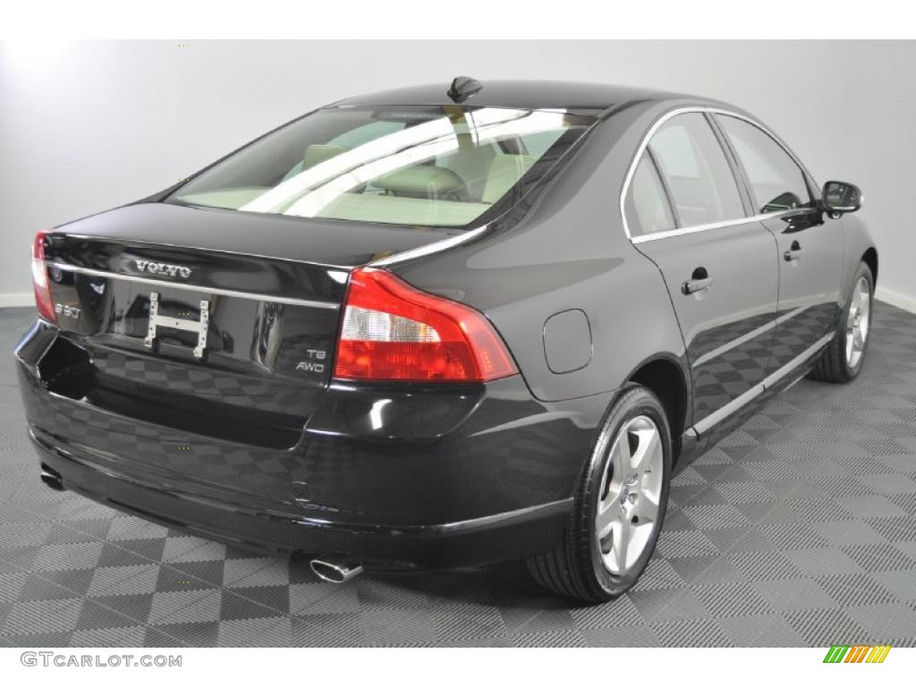 2008 S80 T6 AWD - Black / Sandstone Beige photo #5