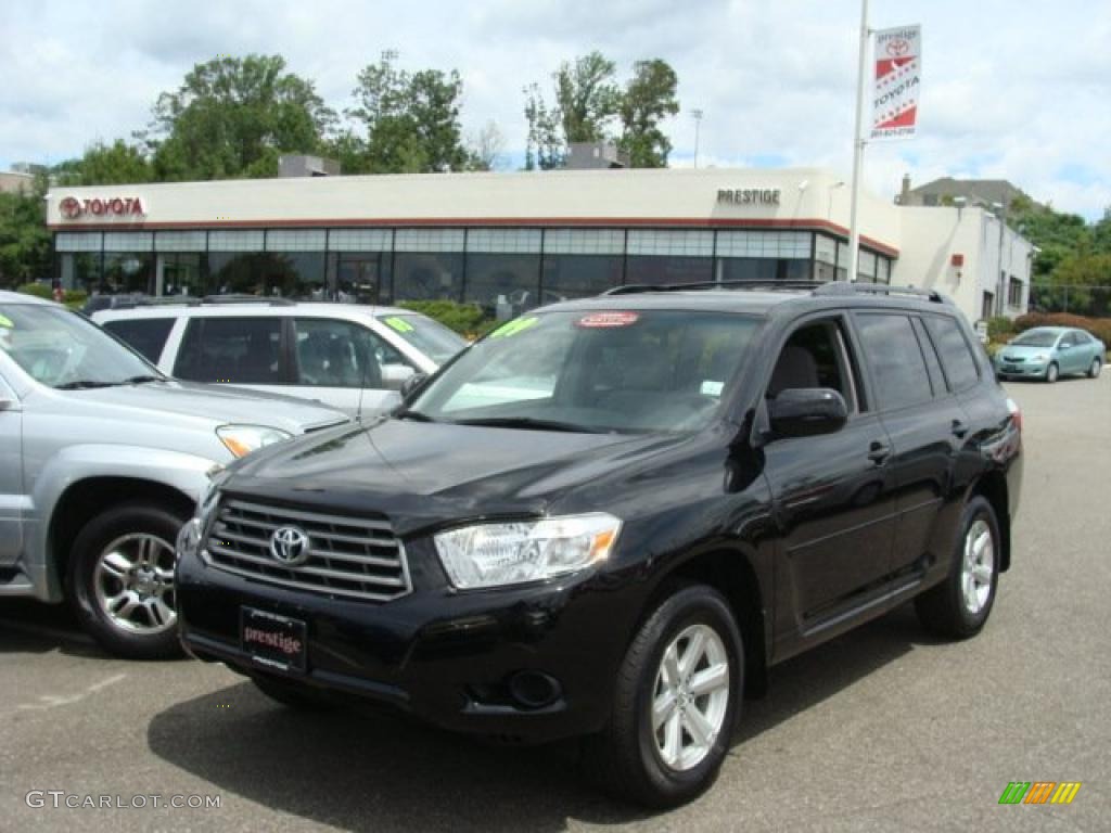 2009 Highlander  - Black / Ash photo #1