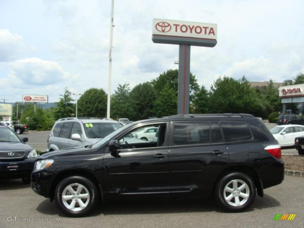 2009 Highlander  - Black / Ash photo #3