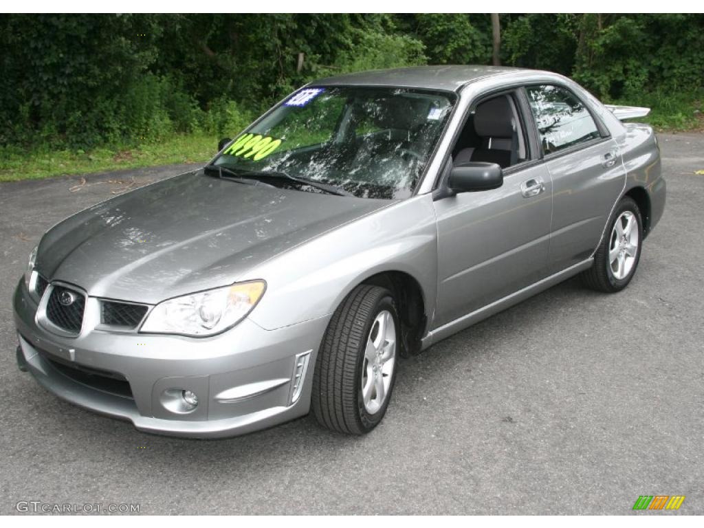 2007 Impreza 2.5i Sedan - Crystal Gray Metallic / Anthracite Black photo #1